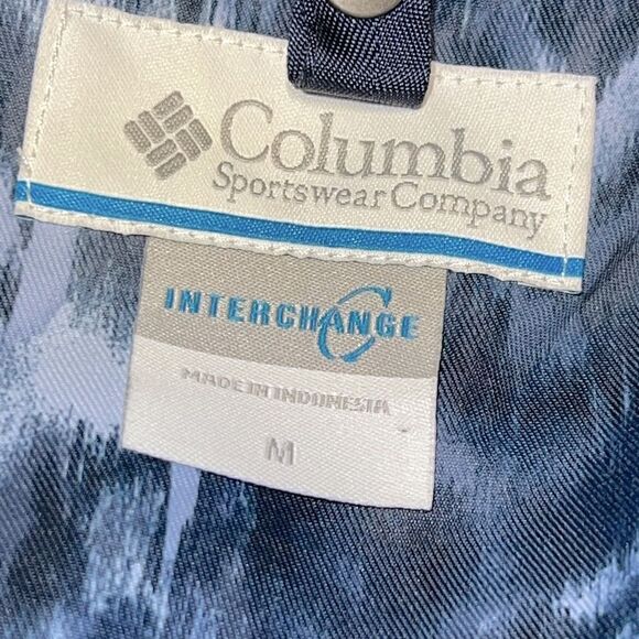 New Women's Columbia Whirlibird IV Interchange Jacket Sz M Navy Nocturnal - Picture 6 of 6